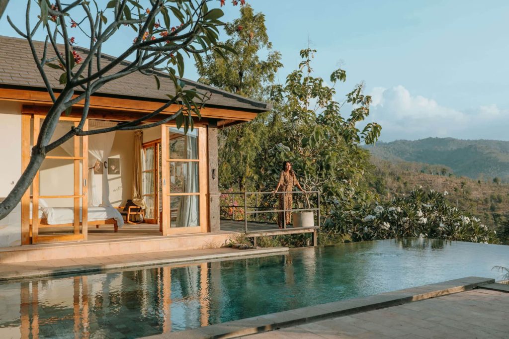 private pool villa yoga retreat North Bali